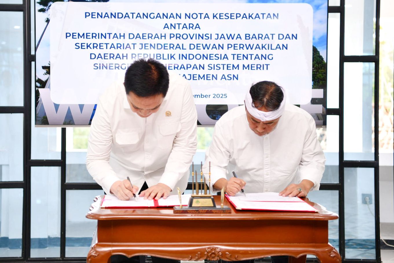 Pemdaprov Jabar - DPD RI Sepakat Perkuat Sistem Merit ASN